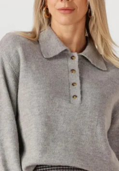 grijze modström sweater treemd polo