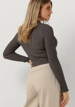 grijze modström tops & t-shirts oasismd t-neck