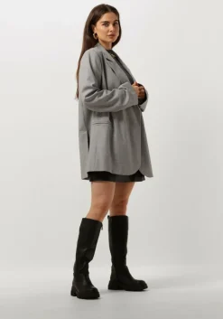 grijze modström tops & t-shirts oasismd t-neck