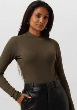 grijze modström tops & t-shirts krown ls -neck