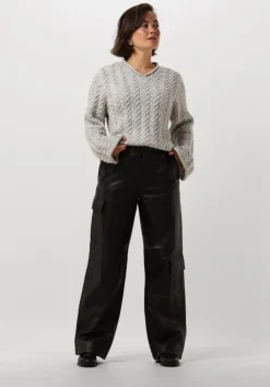 grijze modström t-shirt kurtismd v-neck