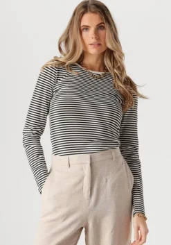 grijze msch copenhagen tops & t-shirts mschgemma hadrea o top stp