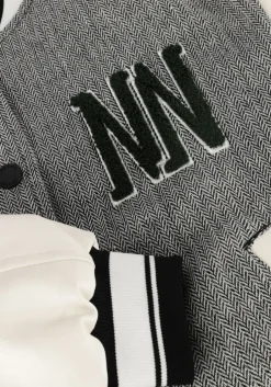 grijze nik & nik jack kurt varsity jacket