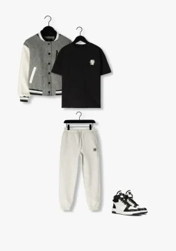 grijze nik & nik jack kurt varsity jacket