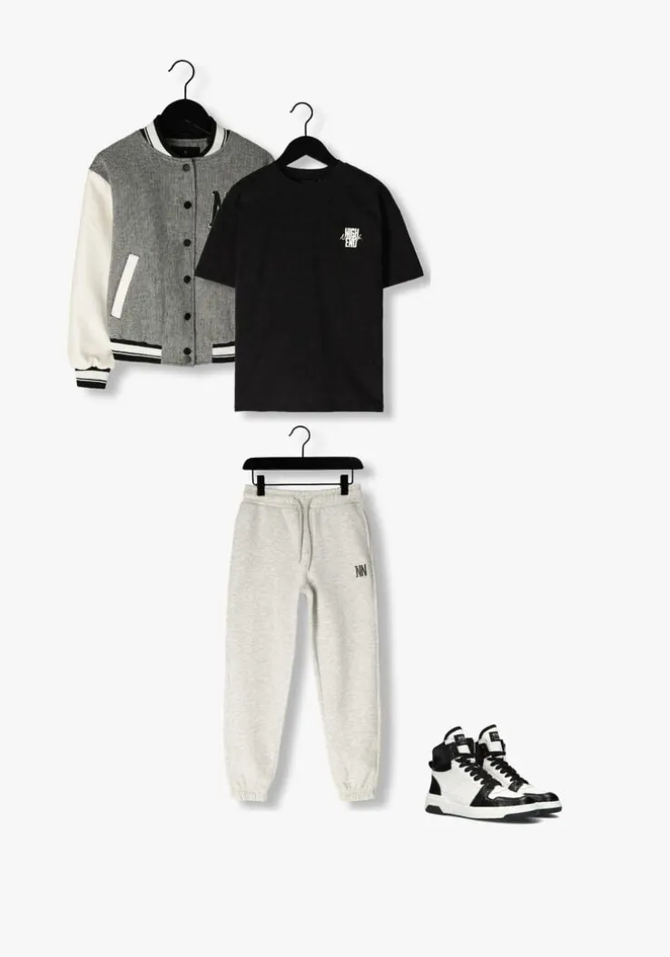 grijze nik & nik jack kurt varsity jacket