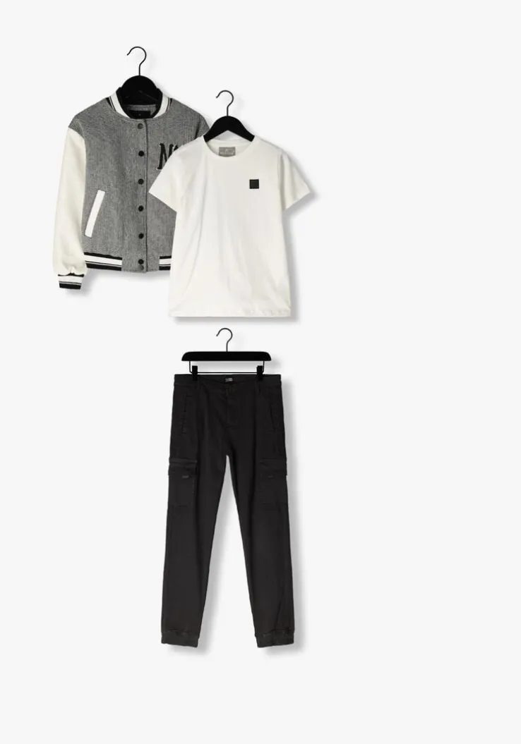 grijze nik & nik jack kurt varsity jacket