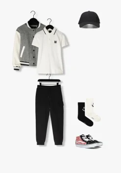 grijze nik & nik jack kurt varsity jacket