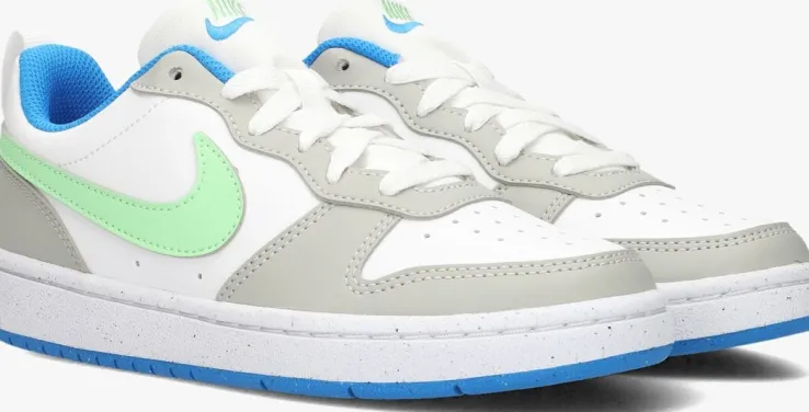 grijze nike lage sneakers court borgough low recraft