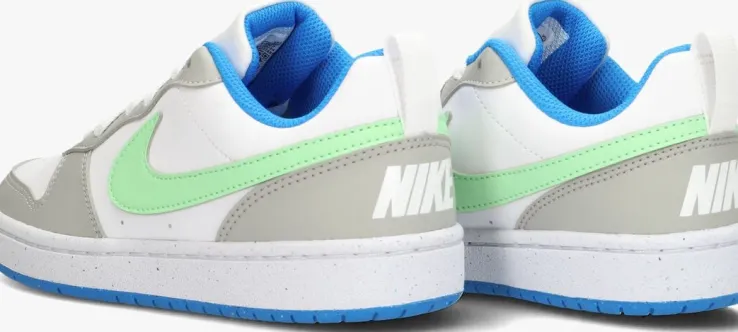 grijze nike lage sneakers court borgough low recraft