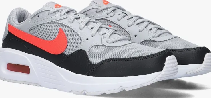 grijze nike lage sneakers nike air max sc (gs)
