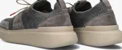 grijze nokwol lage sneakers ronda knit