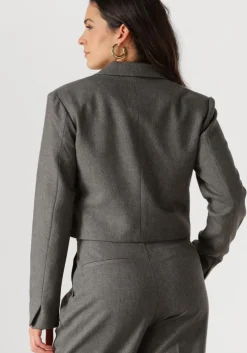 grijze notre-v blazer na-elai