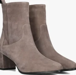 grijze notre-v enkellaarsjes 8543