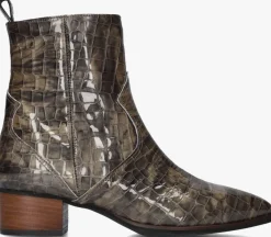 grijze notre-v enkellaarsjes 3231