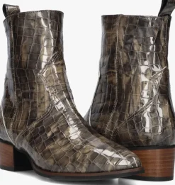 grijze notre-v enkellaarsjes 3231