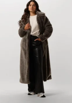 grijze notre-v faux fur jas nv-eddie