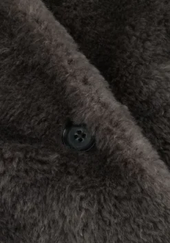 grijze notre-v faux fur jas nv-ecrin