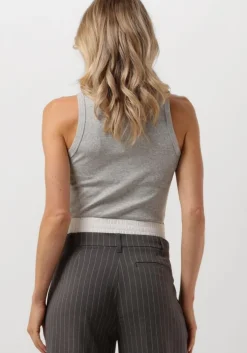 grijze notre-v top nv-dribbel