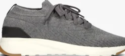 grijze nubikk lage sneakers weston knitto