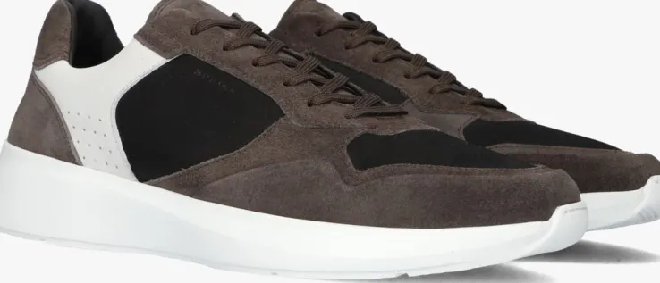 grijze nubikk lage sneakers rock road wave