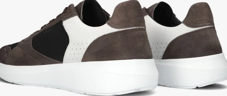 grijze nubikk lage sneakers rock road wave