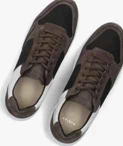 grijze nubikk lage sneakers rock road wave