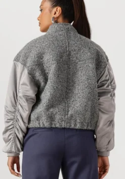 grijze nukus jack baltimore jacket satin