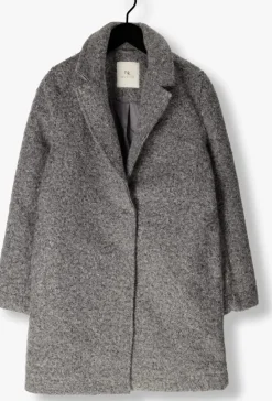 grijze nukus mantel mae coat boucle