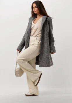grijze nukus mantel mae coat boucle
