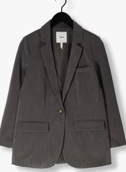 grijze object blazer objsigrid l/s blazer
