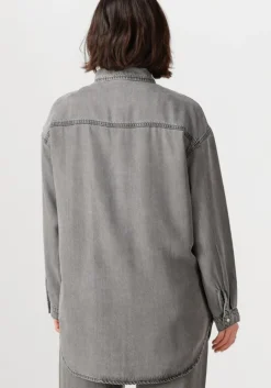 grijze object blouses objframe l/s lo shirt