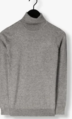 grijze object coltrui objthess l/s rollneck knit pullover