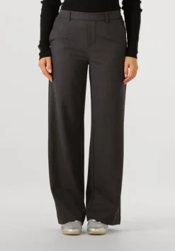 grijze object pantalon objlisa wide pant