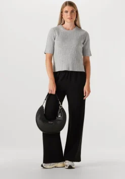 grijze object trui objelva 2/4 re o-neck knit