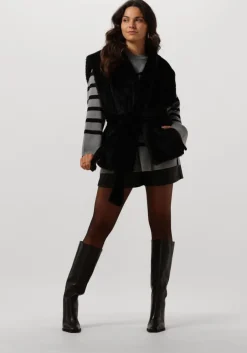 grijze object trui objester ls knit top