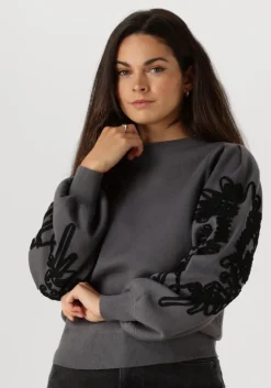 grijze object trui objjoana l/s knit pullover