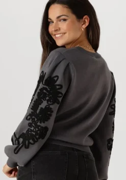 grijze object trui objjoana l/s knit pullover