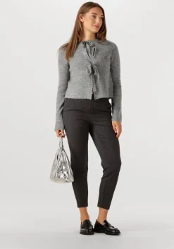 grijze object vest objparvi knit cardigan