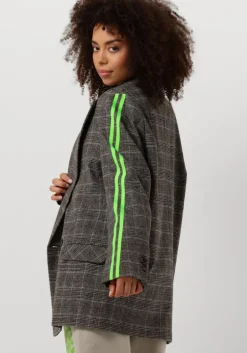 grijze penn & ink blazer 517 blazer stripe