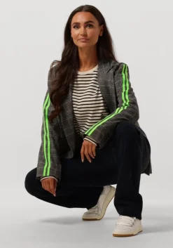 grijze penn & ink blazer 517 blazer stripe