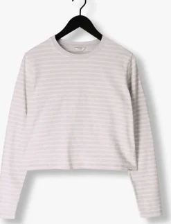 grijze penn & ink tops & t-shirts 516 sweater stripe