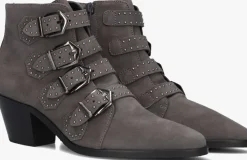 grijze pertini enkellaarsjes 12368