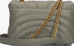 grijze pinko schoudertas love puff mini