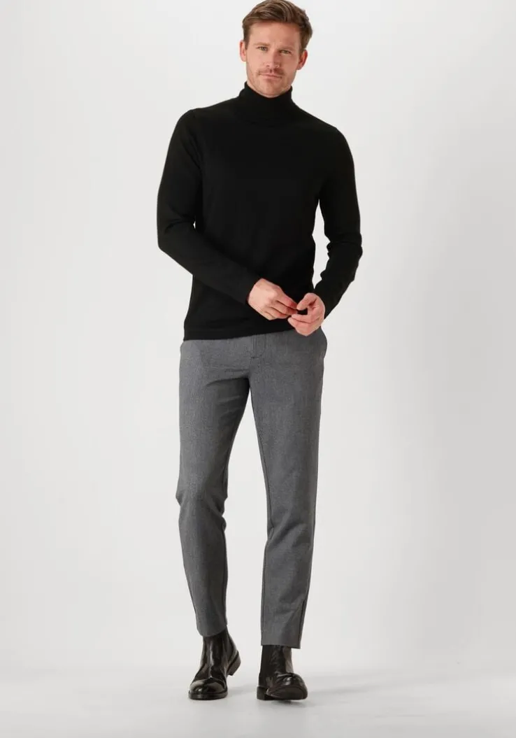 grijze plain pantalon josh pl 079