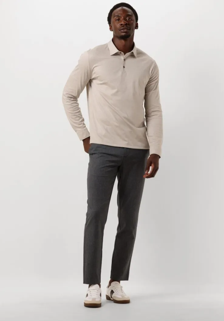 grijze plain pantalon josh pl 079