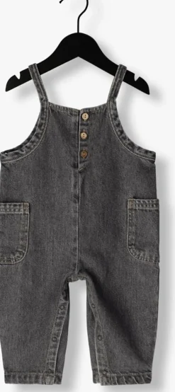 grijze play up tuinbroeken denim jumpsuit
