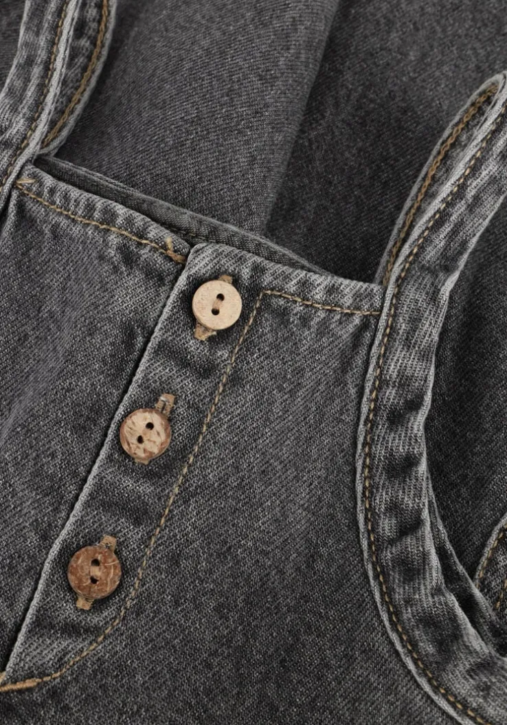 grijze play up tuinbroeken denim jumpsuit