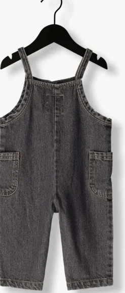 grijze play up tuinbroeken denim jumpsuit