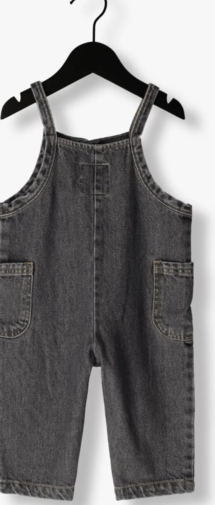 grijze play up tuinbroeken denim jumpsuit