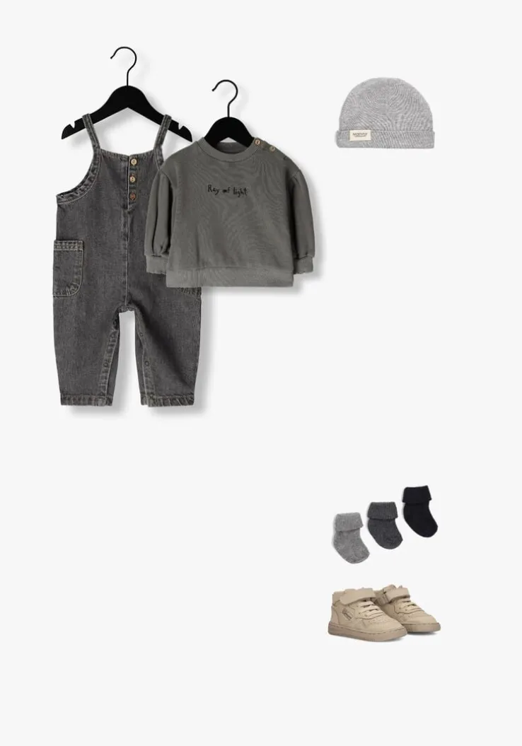 grijze play up tuinbroeken denim jumpsuit